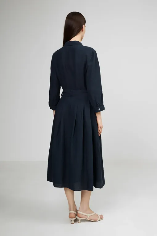 Платья 120% Lino 32BLIW4PK3-000F753-0-00 000028 NIGHT BLU