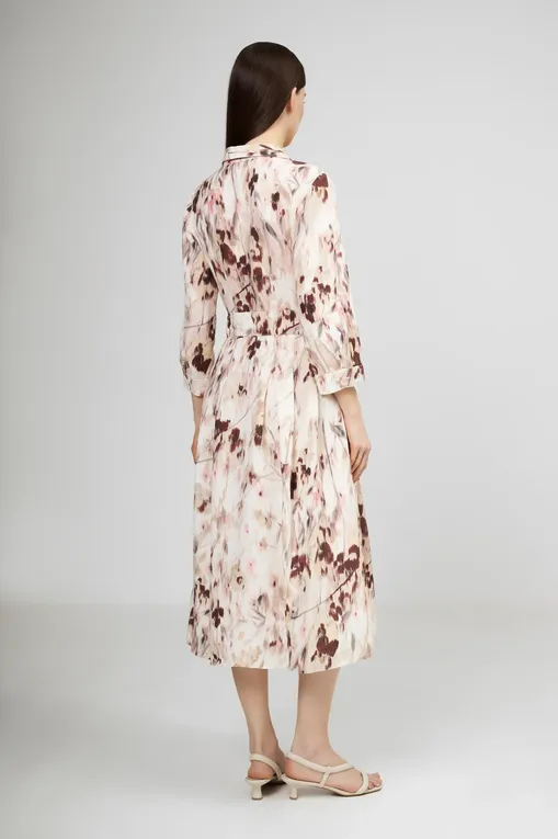 Платья 120% Lino 32BLIW4PK3-000G338-1-00 100080 WASHED-PINK PRINT