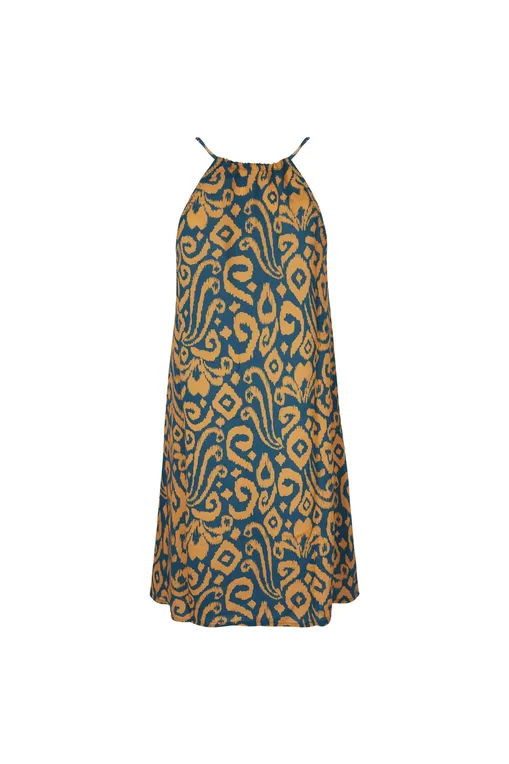 Платья Antigel ESB1038 IKAT VERT ORANGE