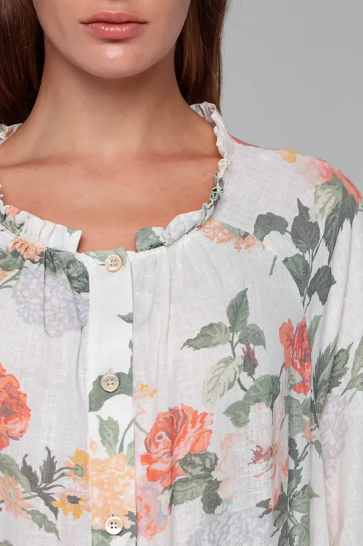 Платья BALLANTYNE BLD171 SVA05 WHITE FLOWERS 78050