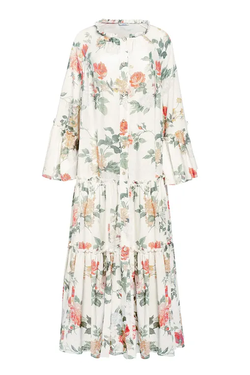 Платья BALLANTYNE BLD171 SVA05 WHITE FLOWERS 78050