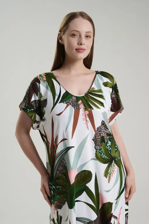 Платья Charmline C3196649 947 white jungle