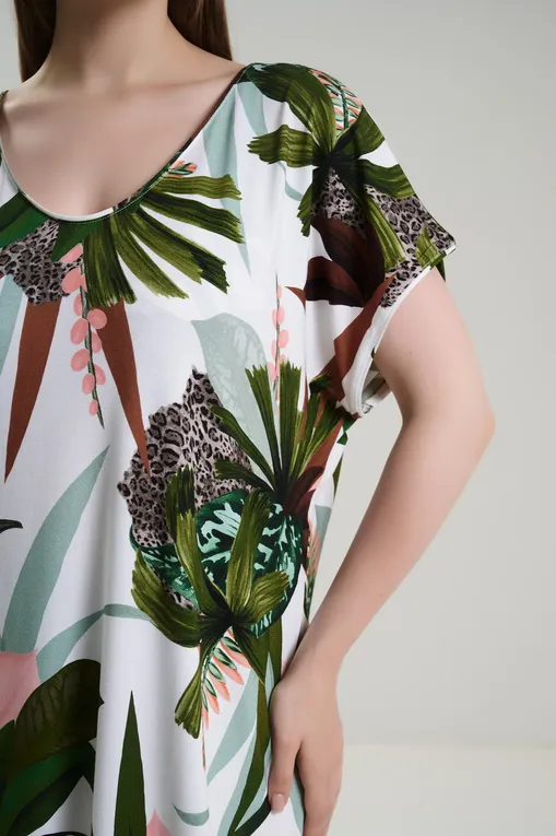 Платья Charmline C3196649 947 white jungle