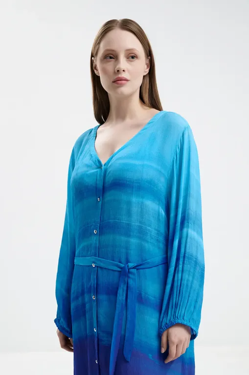 Платья Charmline C3569646 473 aqua flow