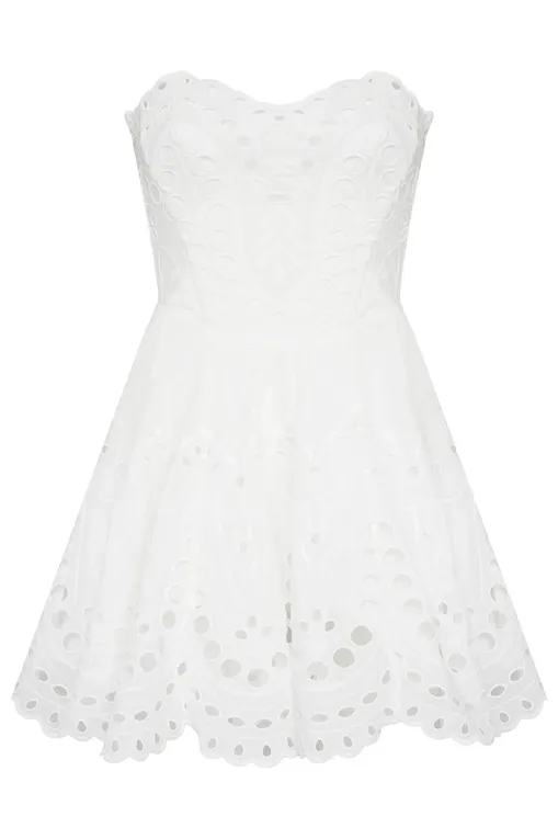 Платья Charo Ruiz Ibiza 263601 White Sealace