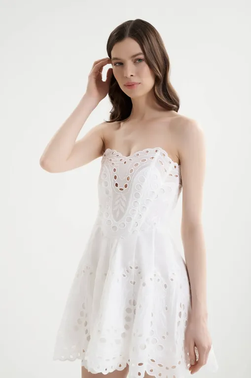 Платья Charo Ruiz Ibiza 263601 White Sealace