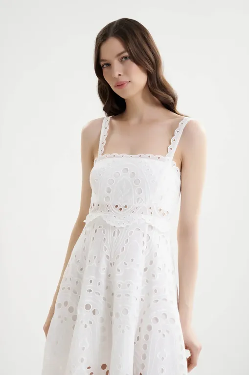 Платья Charo Ruiz Ibiza 263611 White Sealace