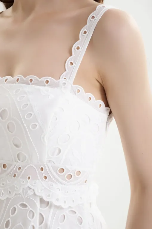 Платья Charo Ruiz Ibiza 263611 White Sealace