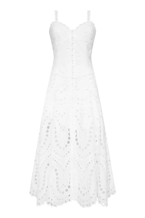 Платья Charo Ruiz Ibiza 263614 White Sealace