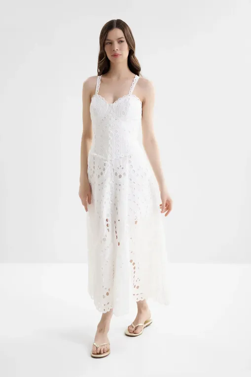 Платья Charo Ruiz Ibiza 263614 White Sealace