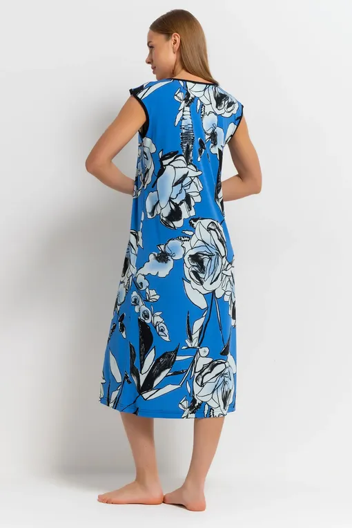 Платья домашние Diamond Tea 24021 BLUEJAY