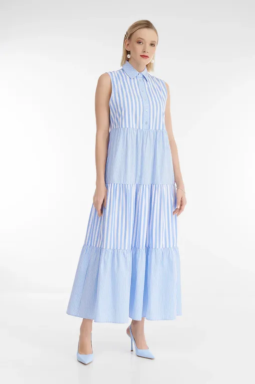 Платья Diana Gallesi 7157R003177N 1 BIANCO/AZZURRO