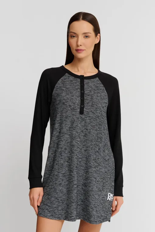 Платья домашние DKNY YI2322485 074 BLACK HTHR