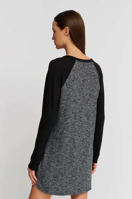 Платья домашние DKNY YI2322485 074 BLACK HTHR