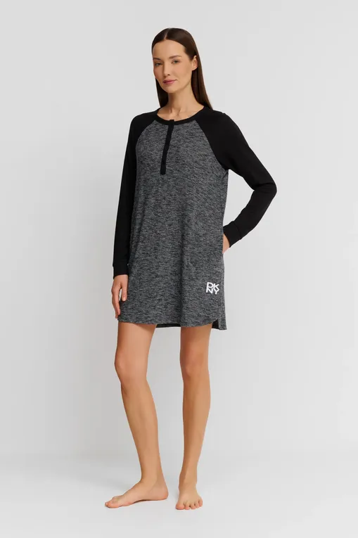 Платья домашние DKNY YI2322485 074 BLACK HTHR