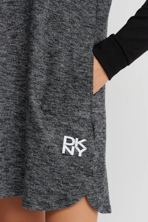 Платья домашние DKNY YI2322485 074 BLACK HTHR