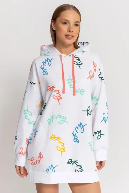 Платья домашние DKNY YI30002 109 wht/multi