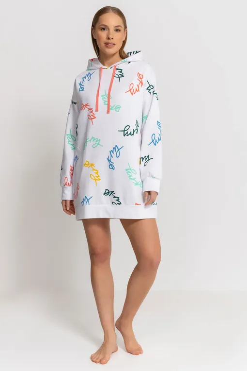 Платья домашние DKNY YI30002 109 wht/multi