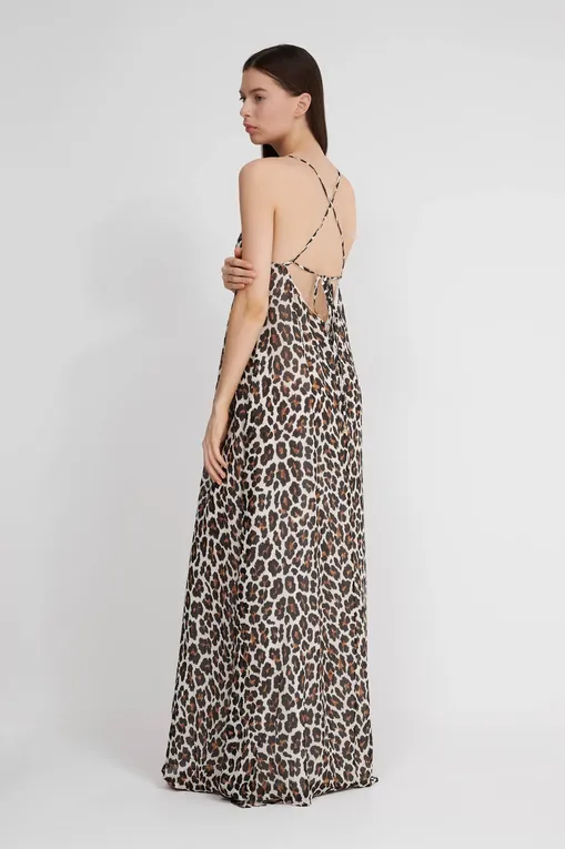 Платья Fisico S4FFV39VA NERO/TABACCO