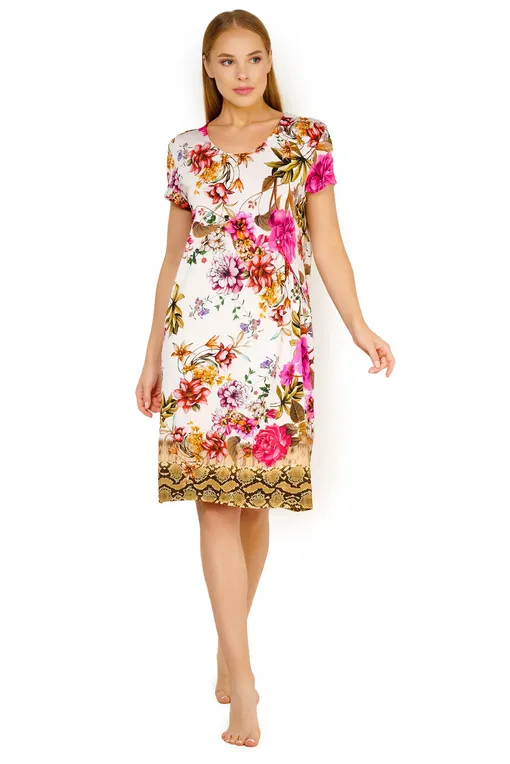 Платья домашние Furstenberg 155/30444 60 weiss-pink