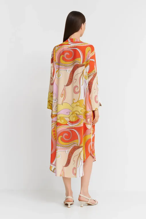 Платья Furstenberg 432/31725 471red.yellow.bunt