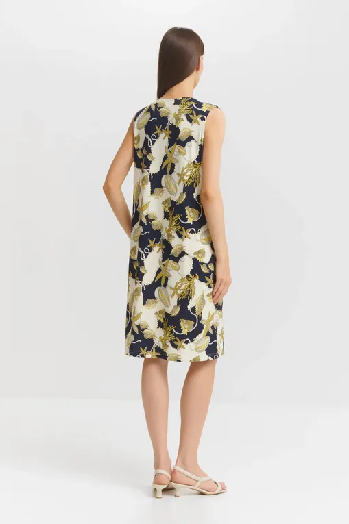 Платья Furstenberg 45304789 411ecru.nightblue