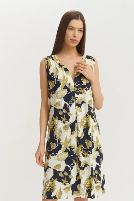 Платья Furstenberg 45304789 411ecru.nightblue