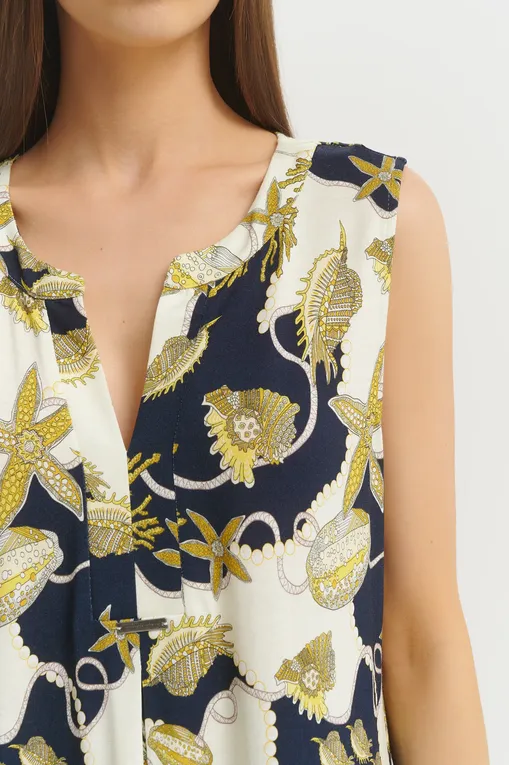 Платья Furstenberg 45304789 411ecru.nightblue