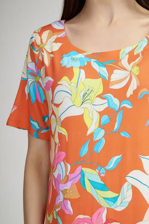 Платья домашние Furstenberg 515-30453 34 coral-bunt