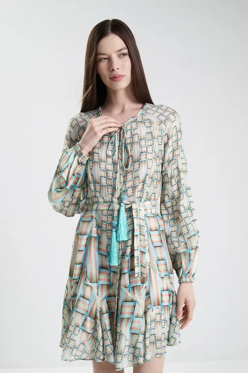 Платья KORE Collections KS23-09 S MONOGRAM BREEZE SUNRISE