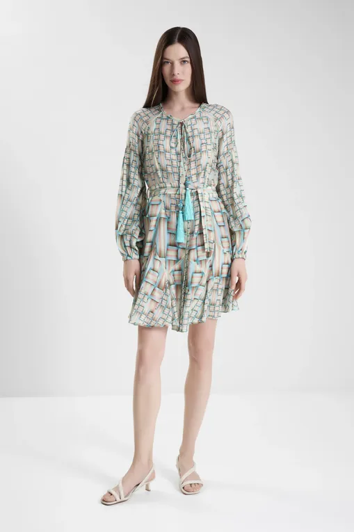 Платья KORE Collections KS23-09 S MONOGRAM BREEZE SUNRISE