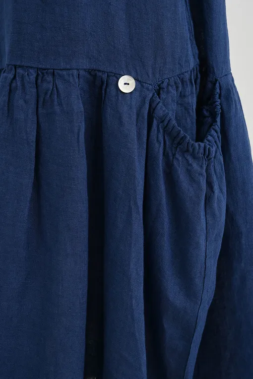 Платья LaFabbricaDelLino A30327 322 Abisso