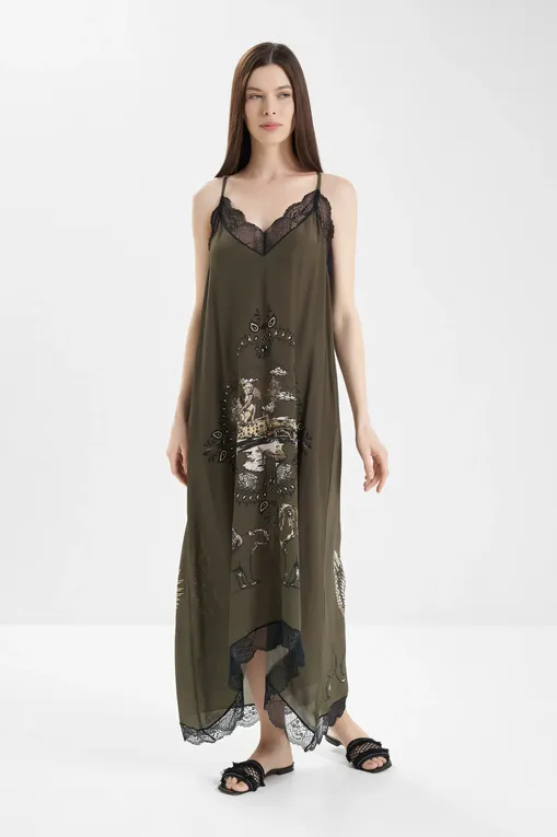 Платья Las Surenas SilkDress_AW25 Green