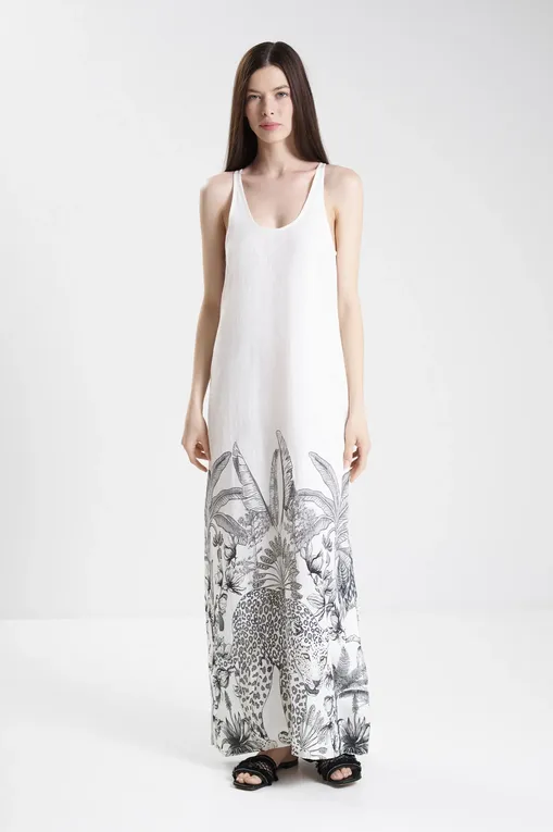 Платья Las Surenas LinenLongDress_S25 Tropique White