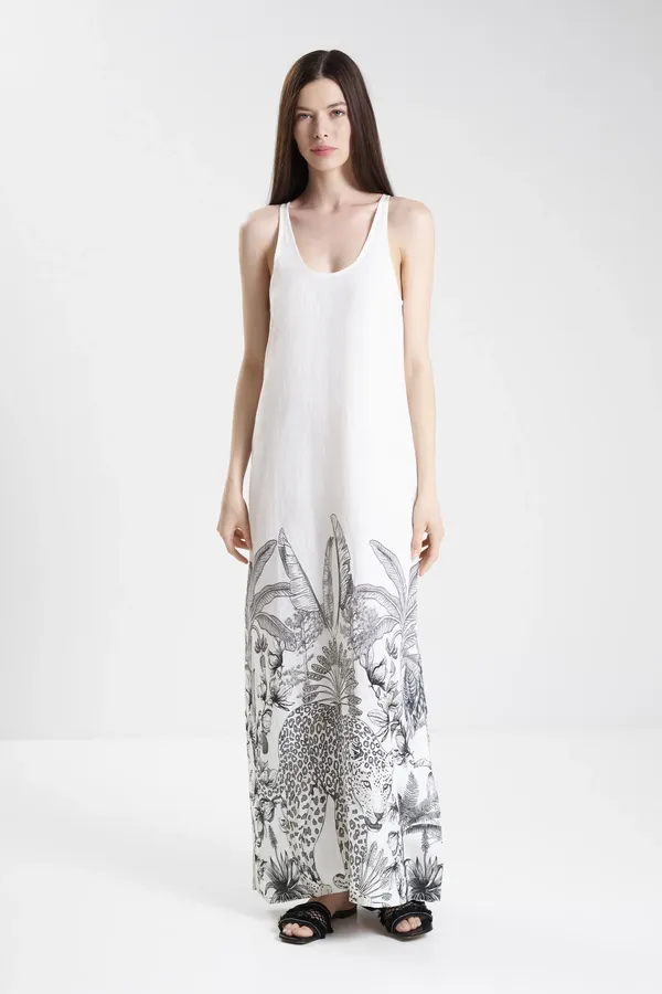 Las Surenas LinenLongDress_S25