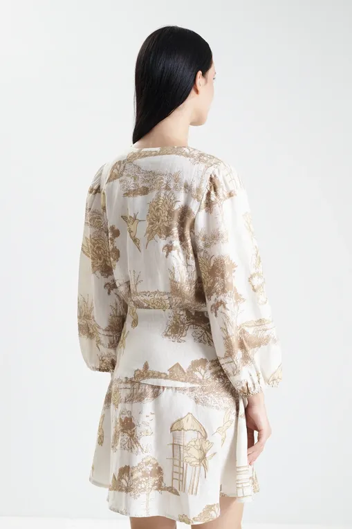 Платья Las Surenas ShortDressLinen_S25 Thailand White