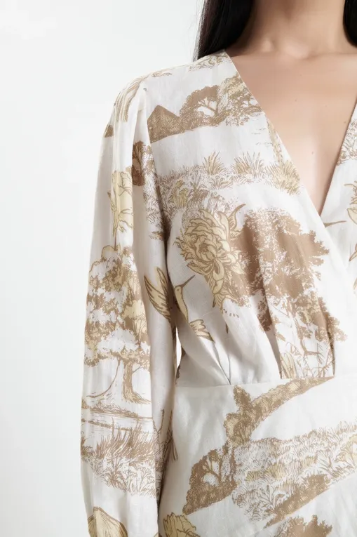 Платья Las Surenas ShortDressLinen_S25 Thailand White