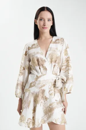 Las Surenas ShortDressLinen_S25 Thailand White