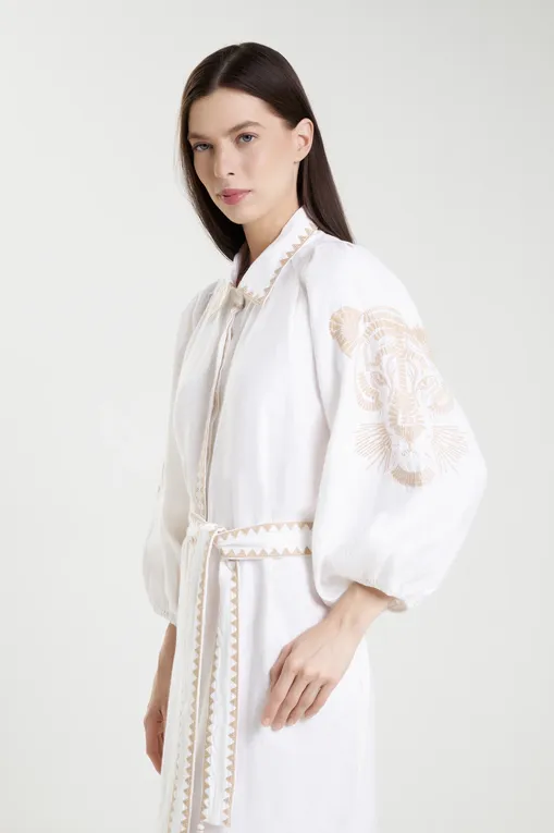 Платья Las Surenas TunicLinen_S25 Mosaico embroidered