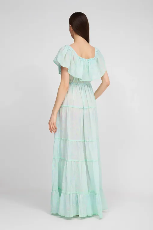 Платья LES NEOBOURGEOISES ANDALOUSIE aqua