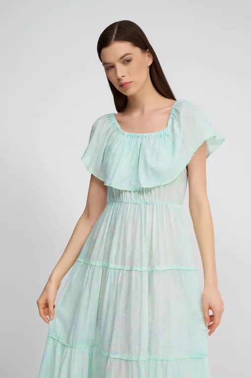 Платья LES NEOBOURGEOISES ANDALOUSIE aqua