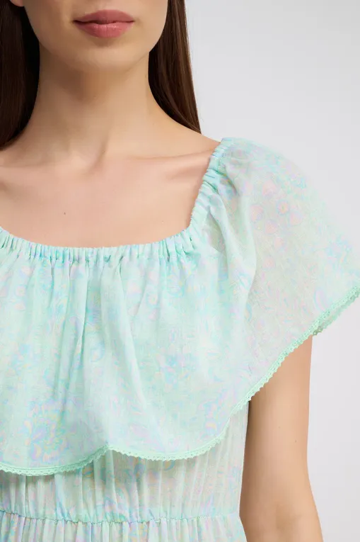 Платья LES NEOBOURGEOISES ANDALOUSIE aqua