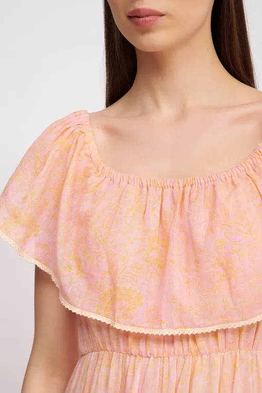 Платья LES NEOBOURGEOISES ANDALOUSIE strawberry