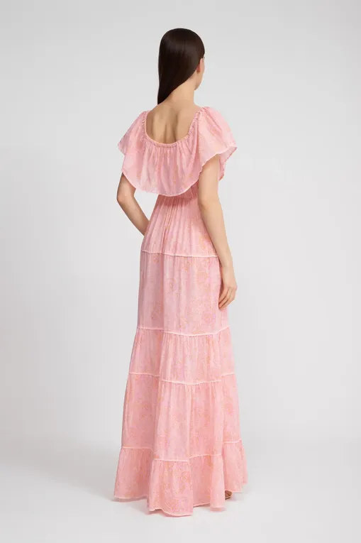 Платья LES NEOBOURGEOISES ANDALOUSIE sorbet