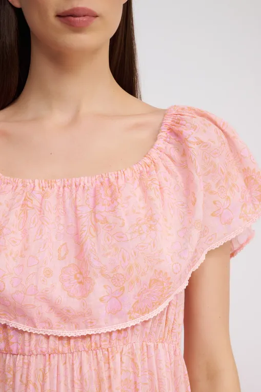 Платья LES NEOBOURGEOISES ANDALOUSIE sorbet