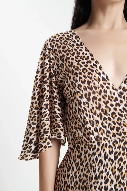 Платья LES NEOBOURGEOISES CHANA leopard