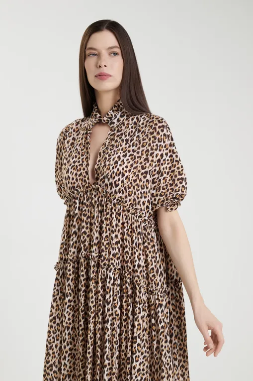 Платья LES NEOBOURGEOISES LOVELA leopard