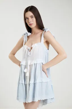 LES NEOBOURGEOISES Puerto Rico court BLUE