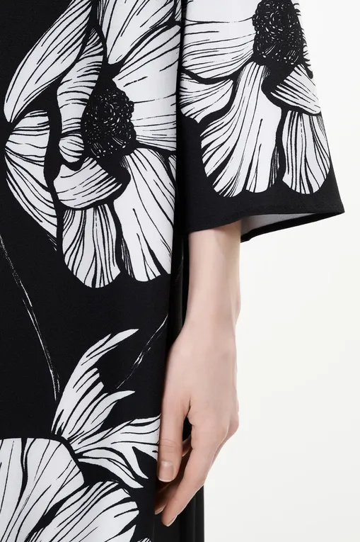 Платья Luisa Viola 7559F001160N 001 BLACK WITH WHITE