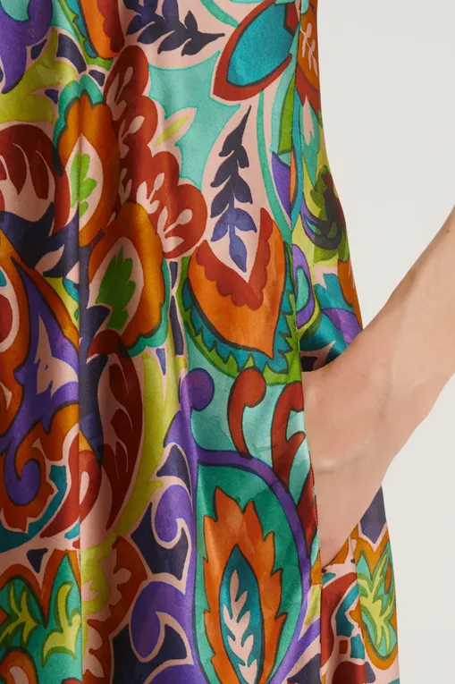 Платья Marjolaine 4ATH3003 3143 IMP. VERT/JAUNE